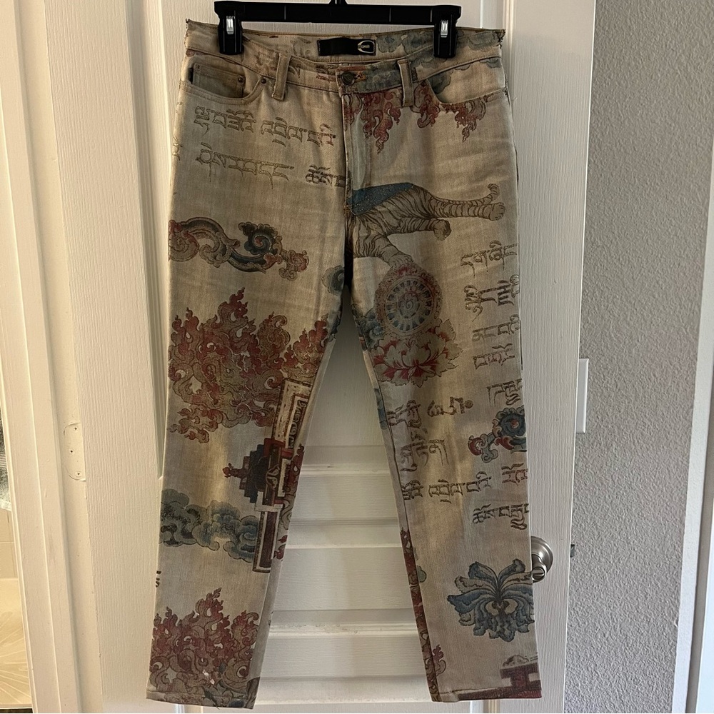 Just Cavalli (by Roberto Cavalli) Vintage Asian Inspired Jeans